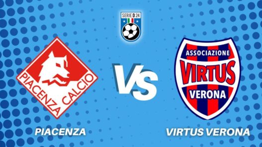 Piacenza-Virtus Verona: cronaca testuale e formazioni