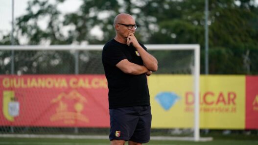 Giulianova, Pergolizzi a rischio dopo il derby col Teramo