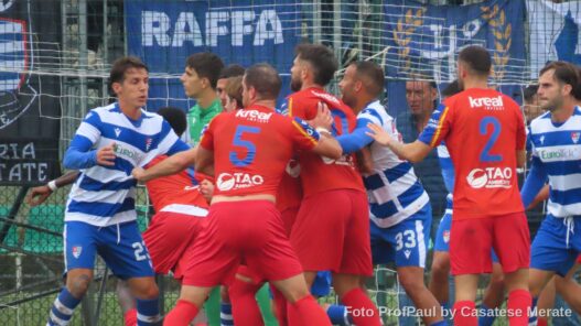 Casatese Merate, la Pro Patria vince 2-1 al Ferrario