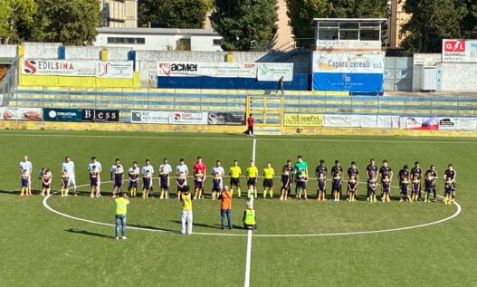 Serie D, il Gravina ferma la capolista Virtus Francavilla: 4-2