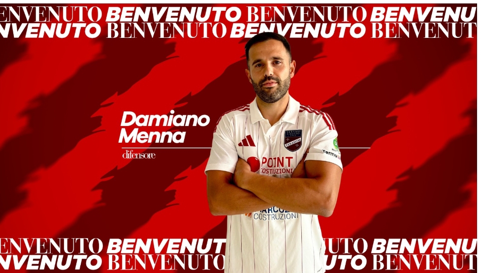Teramo, arriva il difensore Damiano Menna: contratto annuale