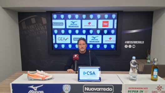 Virtus Francavilla, Trocini: "La felicità dei tifosi è la nostra gratificazione"